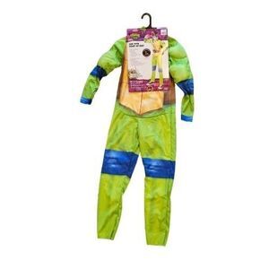 TMNT Leonardo Costume Kids Large 10-12 Teenage Mutant Ninja Turtles Leo Light Up